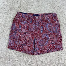 Bandolino Women's Size 12 Stretch Amy Paisley Chuffed Shorts
