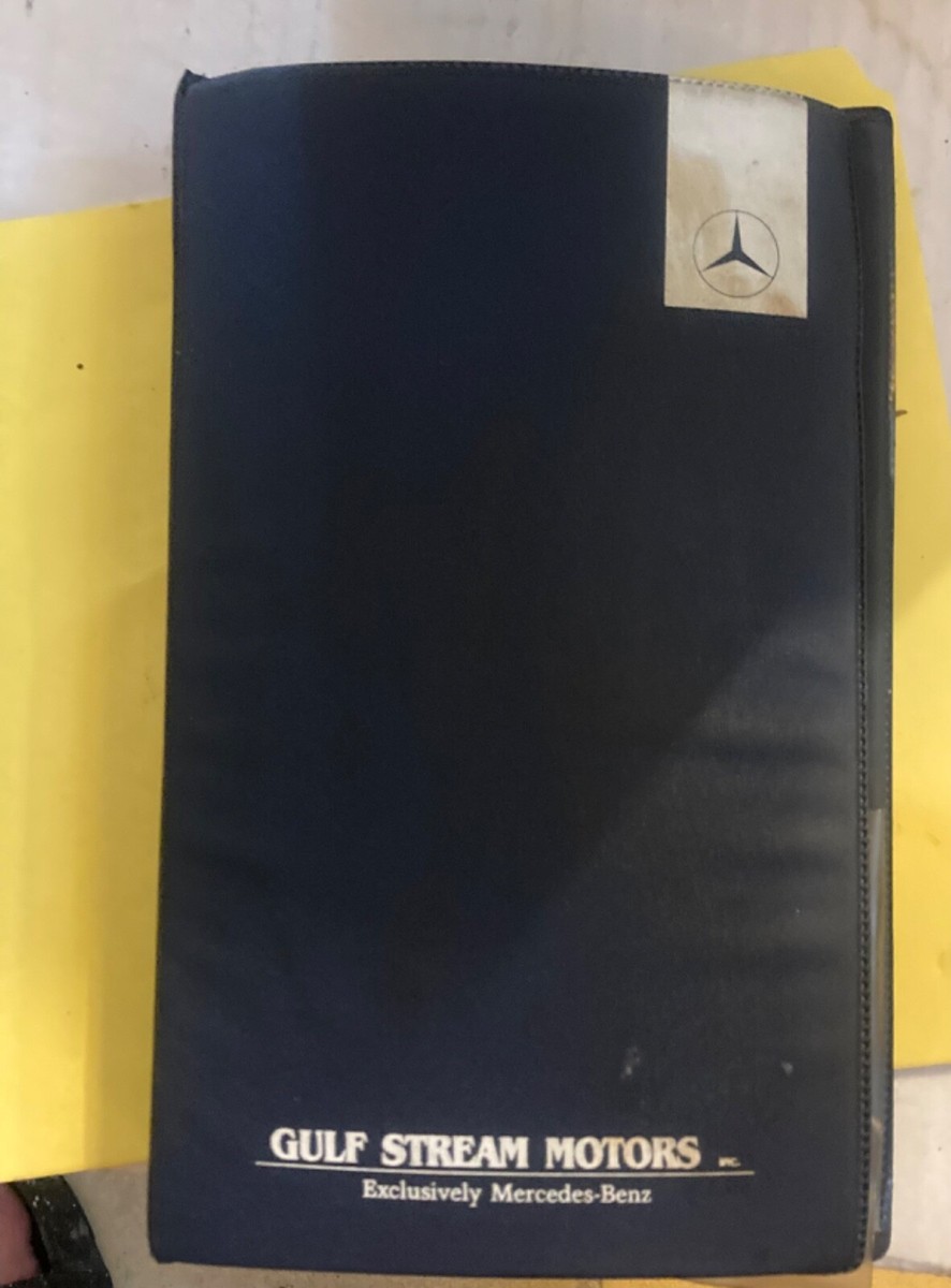 Mercedes 1989 W124 300CE 260E owner's manual plus 6 booklets