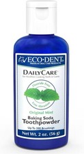Eco-Dent Daily Care Soda oczyszczona Proszek do zębów Oryginalny miętowy 1 każdy 2 uncje