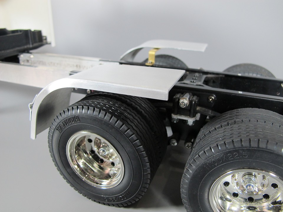 Paraurti Anteriore In Alluminio Con Traversa Per Tamiya 1/14 - King Hauler, Grand Hauler, Globeliner