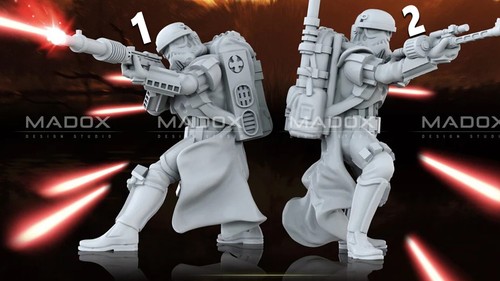 Décor Forest Covered Walker Pour Star Wars Legion - Figurine Impression 3D 35mm