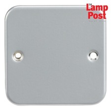 Knightsbridge M8500 Metal Clad 1 Gang Blank Cover Plate Metalclad Socket Cover