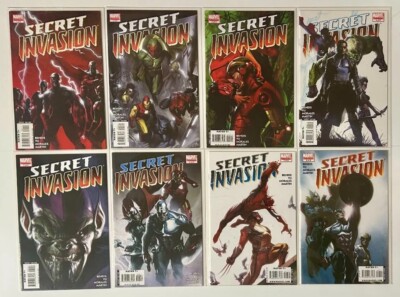 Secret Invasion 1-8 Marvel Comics Complete Lot (8) DISNEY+ SERIES