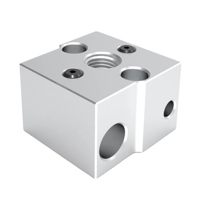 Aluminum Heat Block for 3D Printer Efficient Heat Transfer Heater Block