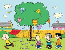 RoseArt Peanuts Kite Tree 100 Piece Jigsaw Puzzle