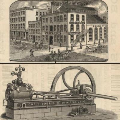 1886 BUFFALO TIFFT FARM STEAM ENGINES CHIPPEWA WASHINGTON IRON WORKS J GINTHER