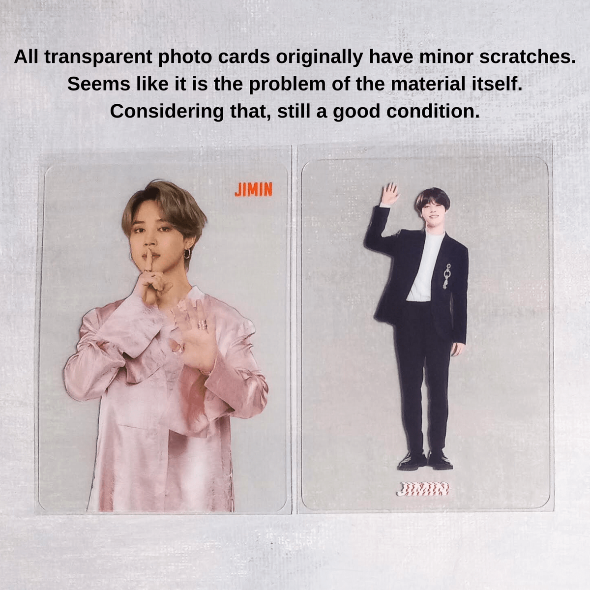 防弾少年団(BTS) - BTS FESTA MOOD LIGHT ムードライト クリアフォトカード BTS Festa 2018 2020 Mood Light Official Photo Card - Jimin