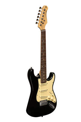 Stagg Standard Serie-S 30 Electric Guitar Black 3/4