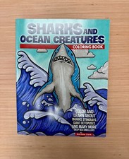 Sharks and Ocean Creatures Coloring Book