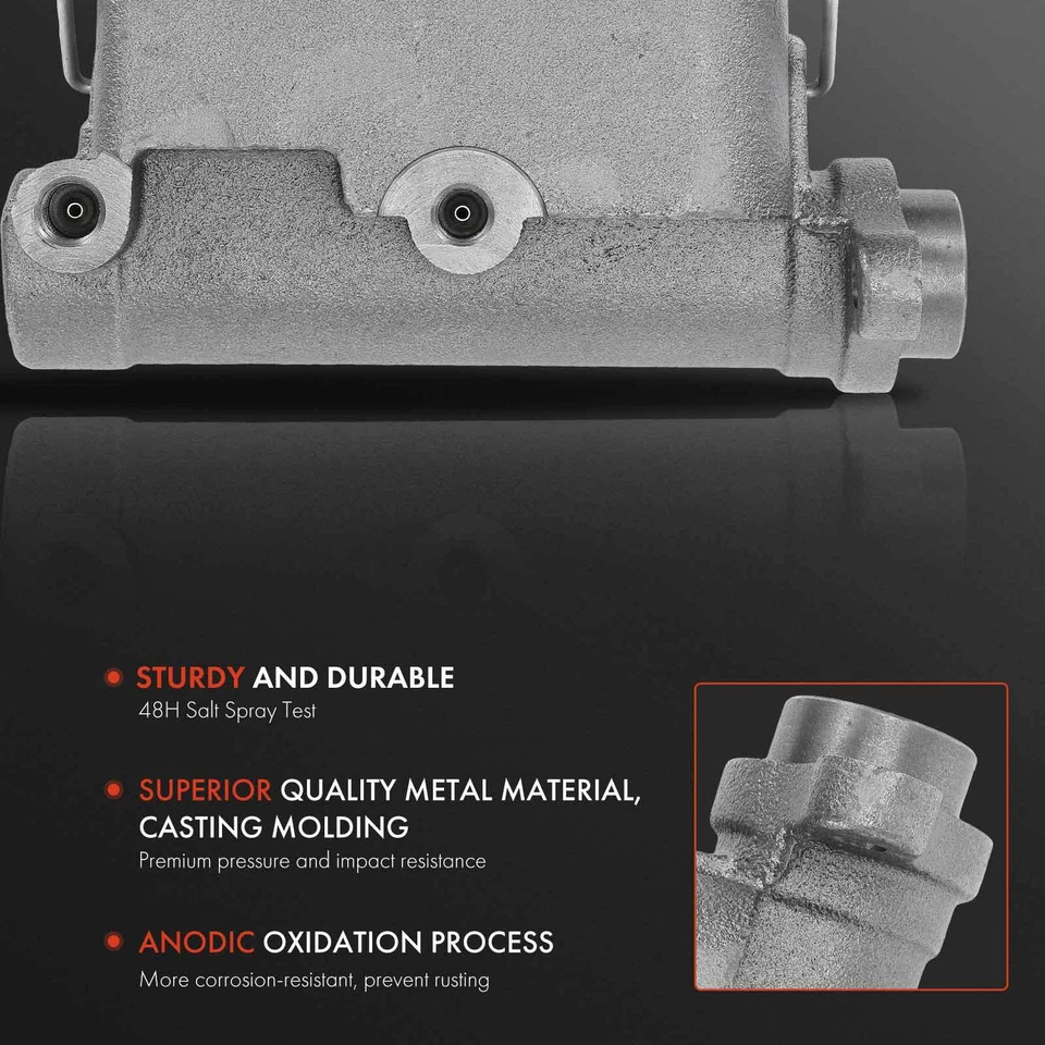 Brake Master Cylinder w/ Reservoir for Chevrolet P30 1981-1996 GMC C2500 83-86 - Image 2 of 4