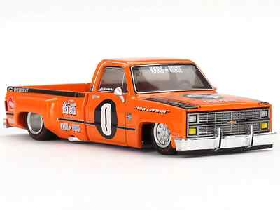 CHEVROLET SILVERADO KAIDO WORKS V2 ORANGE KAIDO HOUSE 1/64 DIECAST