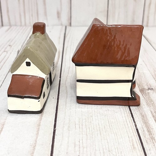 Lot of 8 Vintage Country Suffolk Cottages Mudlen End Studio Ceramic Miniatures - Picture 15 of 20
