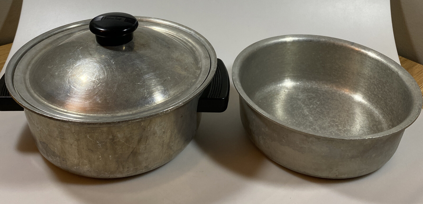 Vintage Kitchen Craft No. 2460 3 Qt. Dutch Pot w/ 2 Qt. insert & Lid ...