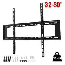 Fixed/Full Motion TV Wall Mount Bracket Fit For 32-80" Large Size slim LCD LED.