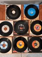 Lotto 8 Vinili vintage da 45 giri
