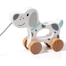 Baby Toys Car,Wooden Pull Along Toy for Toddlers 1 2 3 Year Olds Developmental