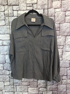 Meme Road, Gr. 44, Damen, Shirt, Bluse, Grau  , Taschen, 22E186