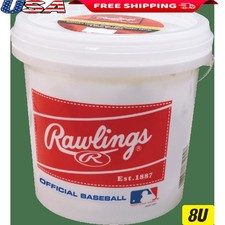 OLB3 R8U Baseballs Bucket Kids Recreational Use Ages 8 & Under Practice Balls