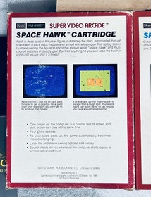 INTELLIVISION LOT OF 3 CIB SEARS TELE-GAMES SPACE BATTLE/SPACE HAWK/STAR STRIKE