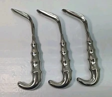 Lot of 3 - Premier Sawyer Rectal Retractors, 7/8"x2 1/2" Blade-8" Overall Length