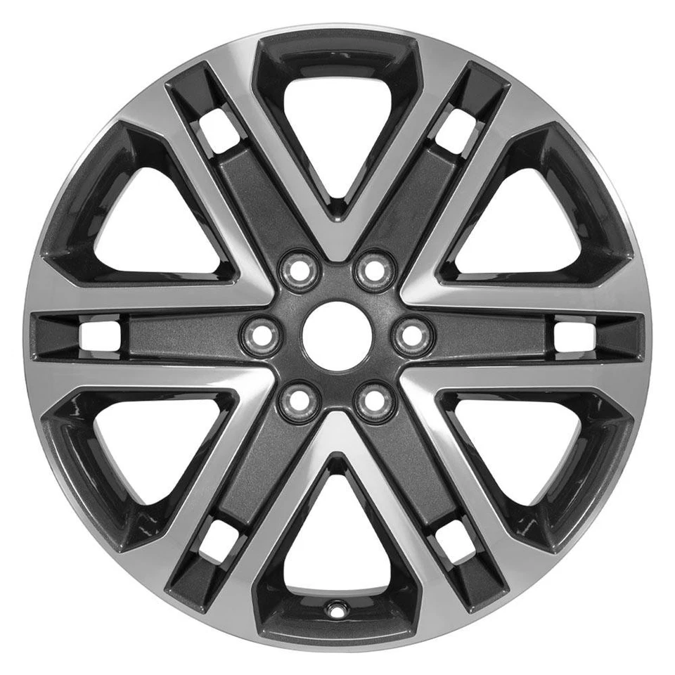 Ford F-150 FR64 20x8.5 Gunmetal Wheels & 275/55R20 R/T Tires, TPMS Set 6X135 +44 - Image 2 of 4