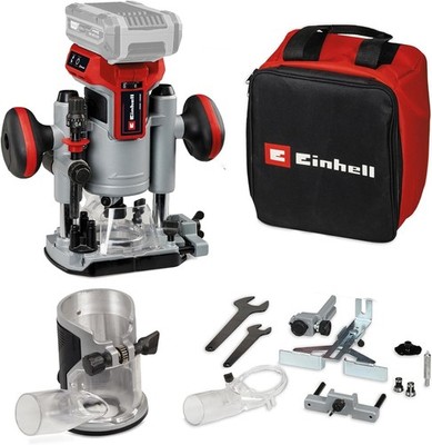Einhell Professional Akku-Oberfräsen-Kantenfräsen-Set TP-RO 18 Set Li BL-Solo