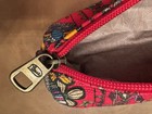 Sakroots Red Multicolor Patterned Fabric Makeup Bag Case with Zipper Closure — photo 1