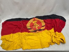 NVA DDR Fahne ca 112 x 70 cm Viskose Stoff kein DEDERON ältere Ausführung Schnur