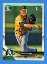 2018 Bowman Draft #BDC-92 Calvin Coker 1st Chrome Refractors