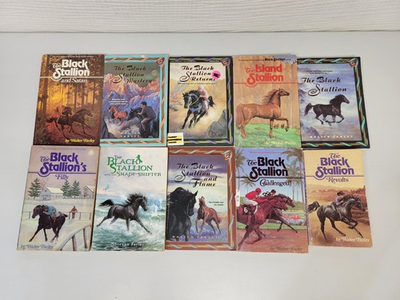 #ad Lot of 10 Black Stallion Paperback Books by Walter Farley L1 $34.95