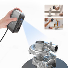 3Dmakerpro 3D-Scanner Moose Für 3D-Modellierung – Handscanner Mit 24-Bit Farbe, 
