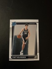 2022 Panini Chronicles Draft Picks Donruss Optic Rated Rookies Chet Holmgren #1