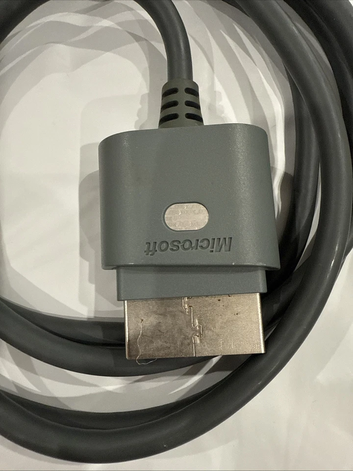 Official Microsoft Xbox 360 HDTV Composite Audio Video AV Cable Cord OEM - Image 2 of 3