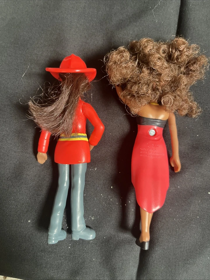 Collectible McDonald’s Mini Barbie Dolls Set Of 8. Black, white, and Supergirl - Image 3 of 4