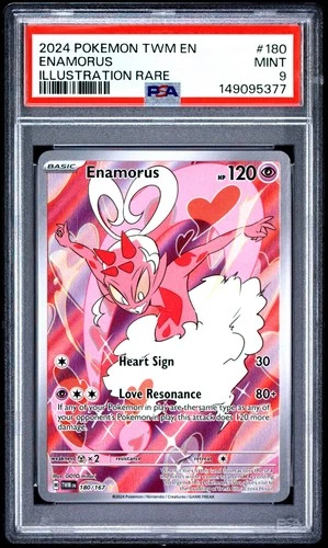 2024 POKEMON TWM EN-TWILIGHT MASQUERADE #180 ENAMORUS ILLUSTRATION RARE
