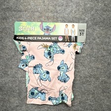 Disney Stitch Character Kid  s 4-Piece Pajama Set Size 3T