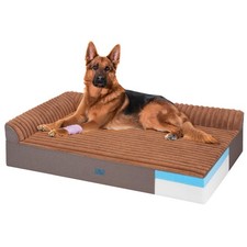 Orthopedic Dog Bed for Large Senior Dogs, 7 Inch Thick XXL Memory Foam Dog Be...