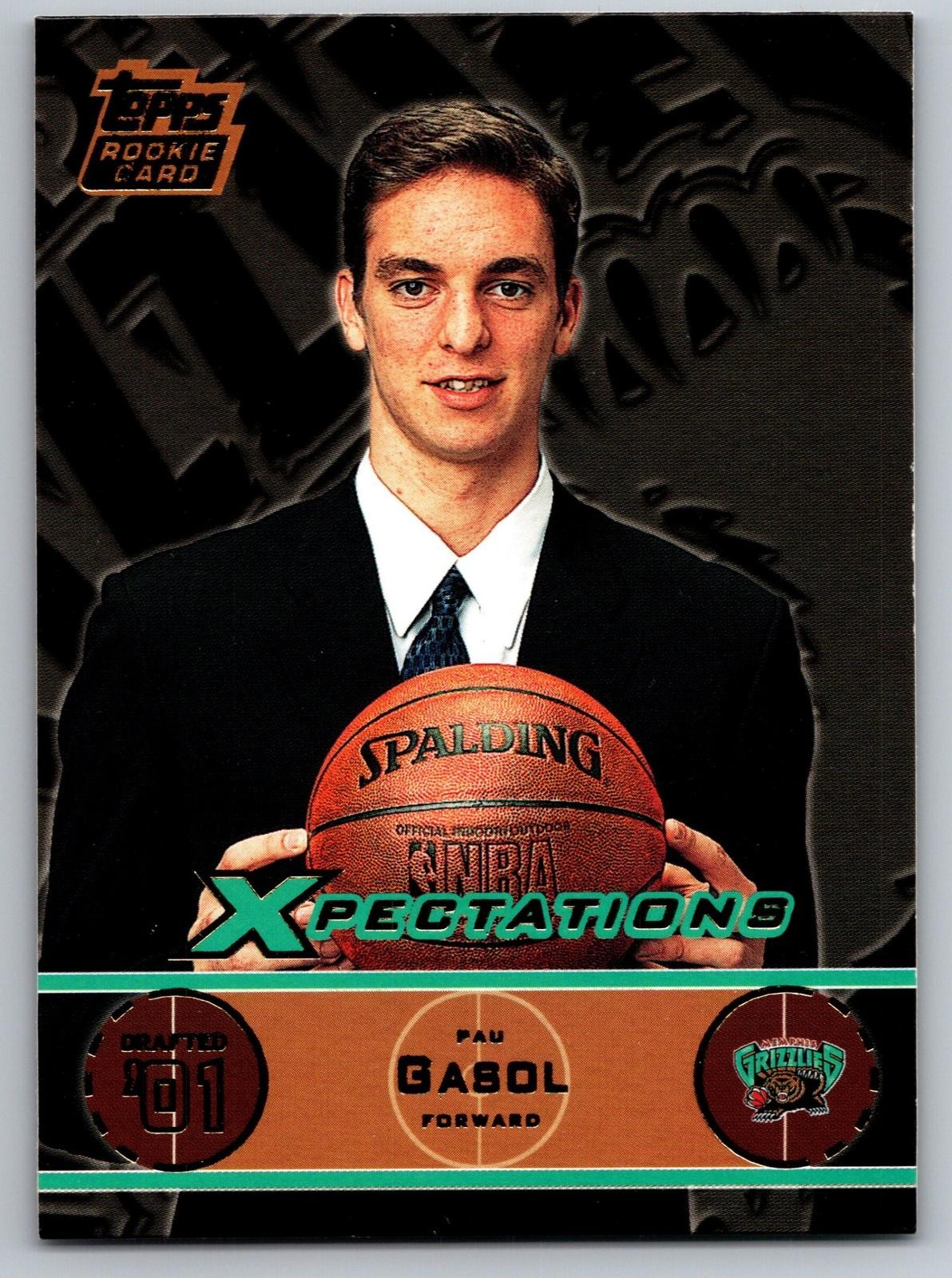 Pau Gasol #103 RC 2001-02 Topps Xpectations Memphis Grizzlies