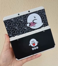 Rare Super Mario Boo Ghost Themed Replacement Shell Cover for Nintendo New 3DS