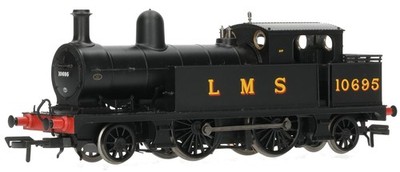 31-165 Bachmann Spur O L&YR Class 5 2-4-2T 10695 LMS schwarz (gebraucht)