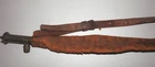 Civil War Era Leather & Brass Shot / Powder Carrier