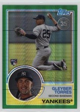 2018 Topps Silver Pack 1983 Design Chrome Green 61/99 Gleyber Torres #147 0yj6