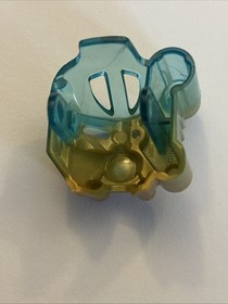 LEGO BIONICLE MASK of Ice 19064pb01 Pearl Gold & Trans Light Blue 70791