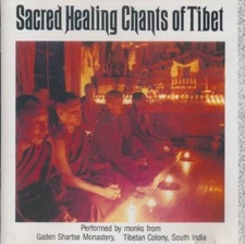 Sacred Healing Chants Of Tibet MUSIC AUDIO CD monks from gaden shartse monastary