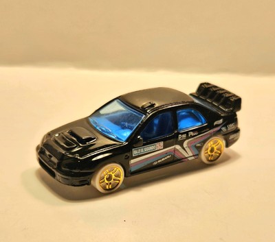 Hot Wheels 2019 Subaru Impreza #52 Rally EL Segundo  Black  W Blue Interior