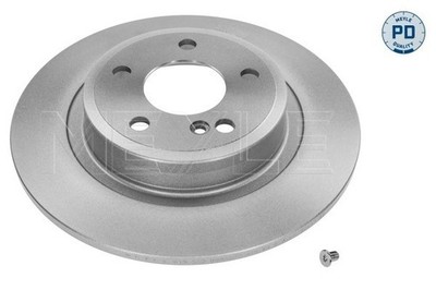 2X Meyle 015 523 0016/PD Rear Brake Disc Solid 295mm Fits Mercedes A-Class Cla