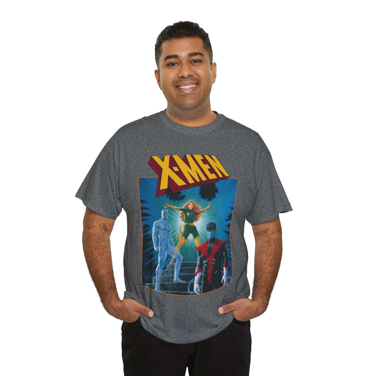 X-Men T-Shirt - Paul Gulacy Art - Phoenix, Nightcrawler - Bizarre Adventures