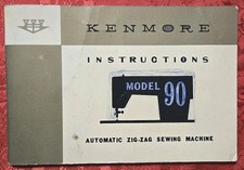 Kenmore Model 90 Instruction Manual For Zig-Z...