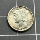 1945-S AU/BU Mercury Dime - 90% Silver