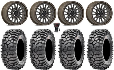 Valor V14 15'' Wheels Root Beer 32'' Roxxzilla Tires CFMoto ZForce Z10 / Z10-4